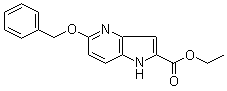 structure of CAS# 17288-31-2, 5-(苄氧基)-1H-吡咯并[3,2-b]吡啶-2-羧酸乙酯