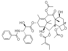 CAS # 173101-54-7, Isocephalomannine, (alphaR,betaS)-beta-(Benzoylamino)-alpha-hydroxy-benzenepropanoic acid (2aR,4S,4aS,6R,9S,11S,12S,12aR,12bS)-6,12b-bis(acetyloxy)-2a,3,4,4a,5,6,9,10,11,12,12a,12b-dodecahydro-4,11-dihydroxy-4a,8,13,13-tetramethyl-12-[[(2E)-2-methyl-1-oxo-2-buten-1-yl]oxy]-5-oxo-7,11-methano-1H-cyclodeca[3,4]benz[1,2-b]oxet-9-yl ester