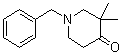 structure of CAS# 173186-91-9, N-苄基-3,3-二甲基-4-哌啶酮