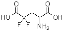 CAS # 173282-21-8, 4,4-Difluoro-DL-glutamic acid, 4,4-Difluoroglutamic acid