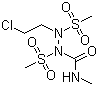 CAS 登录号：173424-77-6, Cloretazine, 1,2-双(甲磺酰基)-1-(2-氯乙基)-2-(甲氨羰基)肼