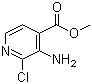 structure of CAS# 173435-41-1, Methyl 3-amino-2-chloroisonicotinate