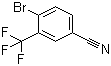 structure of CAS# 1735-53-1, 3-Trifluoromethyl-4-bromobenzonitrile
