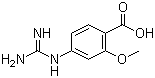 structure of CAS# 173731-96-9, 4-胍基-2-甲氧基苯甲酸