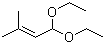 structure of CAS# 1740-74-5, 1,1-Diethoxy-3-methyl-2-butene