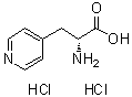 structure of CAS# 174096-41-4, (R)-alpha-氨基-4-吡啶丙酸二盐酸盐