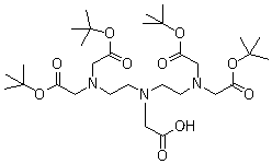 structure of CAS# 174267-71-1, N'-(Carboxymethyl)diethylenetriamine-N,N,N",N"-tetraacetic acid tetra-tert-butyl ester