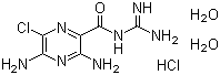 structure of CAS# 17440-83-4, Amiloride hydrochloride dihydrate