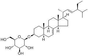 CAS # 1745-36-4, alpha-Spinasterol glucoside, alpha-Spinasteryl beta-D-glucoside