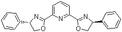 structure of CAS# 174500-20-0, 2,6-二[(4S)-4-苯基-2-恶唑啉基]吡啶