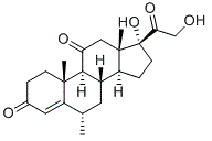 CAS # 1746-38-9, Methylprednisolone Impurity 10, (6S,8S,9S,10R,13S,14S,17R)-17-Hydroxy-17-(2-hydroxyacetyl)-6,10,13-trimethyl-1,6,7,8,9,10,12,13,14,15,16,17-dodecahydro-3H-cyclopenta[a]phenanthrene-3,11(2H)-dione