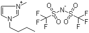 structure of CAS# 174899-83-3, 1-丁基-3-甲基咪唑鎓双(三氟甲基磺酰基)亚胺盐