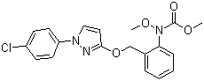 CAS 登录号：175013-18-0, 百克敏, 吡唑醚菌酯, 唑菌胺酯, N-[2-[[1-(4-氯苯基)吡唑-3-基]氧甲基]苯基]-N-甲氧基氨基甲酸甲酯
