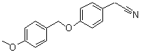 CAS # 175135-47-4, 4-[(4-Methoxyphenyl)methoxy]benzeneacetonitrile