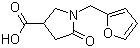 CAS # 175136-93-3, 1-(2-Furylmethyl)-5-oxopyrrolidine-3-carboxylic acid