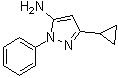 structure of CAS# 175137-45-8, 3-环丙基-1-苯基-1H-吡唑-5-胺