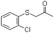 1-[(2-氯苯基)硫]-2-丙酮分子结构 (CAS 17514-52-2)