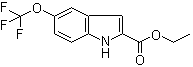 structure of CAS# 175203-82-4, 5-三氟甲氧基-1H-吲哚-2-羧酸乙酯