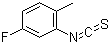CAS # 175205-39-7, 5-Fluoro-2-methylphenyl isothiocyanate, 4-Fluoro-2-isothiocyanato-1-methylbenzene