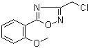 3-(氯甲基)-5-(2-甲氧基苯基)-1,2,4-恶二唑分子结构 (CAS 175205-61-5)