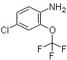 structure of CAS# 175205-77-3, 4-氯-2-三氟甲氧基苯胺
