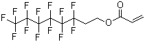 CAS 登录号：17527-29-6, 1H,1H,2H,2H-全氟辛醇丙烯酸酯, 3,3,4,4,5,5,6,6,7,7,8,8,8-十三氟辛醇丙烯酸酯