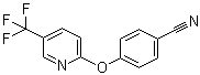CAS # 175277-01-7, 4-[[5-(Trifluoromethyl)-2-pyridinyl]oxy]benzonitrile, 4-(5-Trifluoromethylpyridin-2-yloxy)phenylacetonitrile