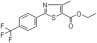CAS 登录号：175277-03-9, 2-[4-(三氟甲基)]苯基-4-甲基-5-噻唑甲酸乙酯