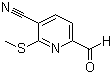 CAS 登录号：175277-27-7, 3-氰基-2-(甲硫基)吡啶-6-甲醛