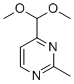 CAS # 175277-33-5, 4-(Dimethoxymethyl)-2-methylpyrimidine