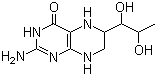 Tetrahydrobiopterin molecular structure (CAS 17528-72-2)