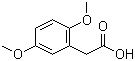 structure of CAS# 1758-25-4, (2,5-Dimethoxyphenyl)acetic acid