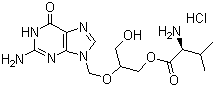 structure of CAS# 175865-59-5, Valganciclovir hydrochloride