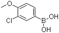 structure of CAS# 175883-60-0, 3-氯-4-甲氧基苯硼酸