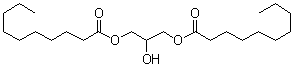 CAS 登录号：17598-93-5, 1,3-二(癸酰氧基)甘油, 1,3-二癸酸甘油酯