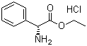 structure of CAS# 17609-48-2, D-苯甘氨酸乙酯盐酸盐