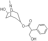 structure of CAS# 17659-49-3, 消旋山莨菪碱