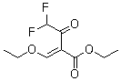 structure of CAS# 176969-33-8, 2-Ethoxymethylene-4,4-difluoroacetoacetic acid ethyl ester