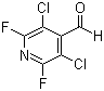 structure of CAS# 17723-32-9, 3,5-二氯-2,6-二氟吡啶-4-甲醛