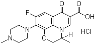 structure of CAS# 177325-13-2, 左氧氟沙星盐酸盐