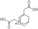 structure of CAS# 17768-28-4, 1,3-金刚烷二乙酸