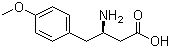 CAS 登录号：177839-86-0, (R)-3-氨基-4-(4-甲氧基苯基)丁酸