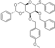CAS # 177943-74-7, Phenyl 3-O-[(4-methoxyphenyl)methyl]-2-O-(phenylmethyl)-4,6-O-[(R)-phenylmethylene]-1-thio-alpha-D-mannopyranoside