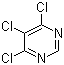 structure of CAS# 1780-27-4, 4,5,6-三氯嘧啶