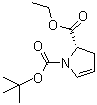 structure of CAS# 178172-26-4, (S)-1-N-叔丁氧羰基-2,3-二氢-2-吡咯甲酸乙酯