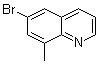 structure of CAS# 178396-31-1, 6-溴-8-甲基喹啉