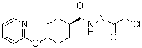 CAS # 1784753-93-0, trans-4-(2-Pyridinyloxy)cyclohexanecarboxylic acid 2-(2-chloroacetyl)hydrazide