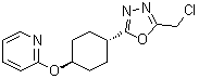 CAS # 1784753-94-1, 2-[[trans-4-[5-(Chloromethyl)-1,3,4-oxadiazol-2-yl]cyclohexyl]oxy]pyridine