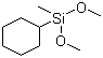 structure of CAS# 17865-32-6, Cyclohexyldimethoxymethylsilane