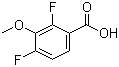 structure of CAS# 178974-97-5, 2,4-Difluoro-3-methoxybenzoic acid